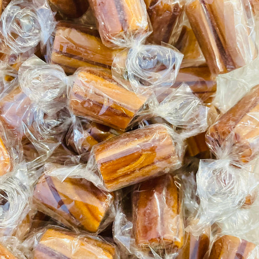 Individually wrapped aniseed rock made by maxon's 