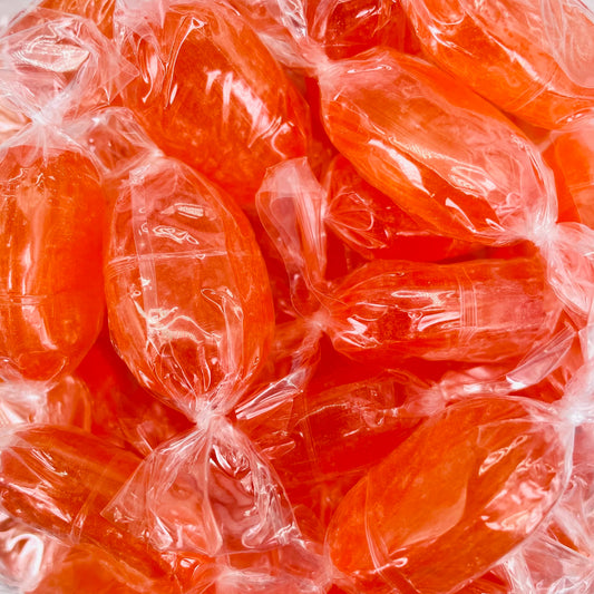 Barley Sugar Individually Wrapped Orange Sweets Lemon Flavour 
