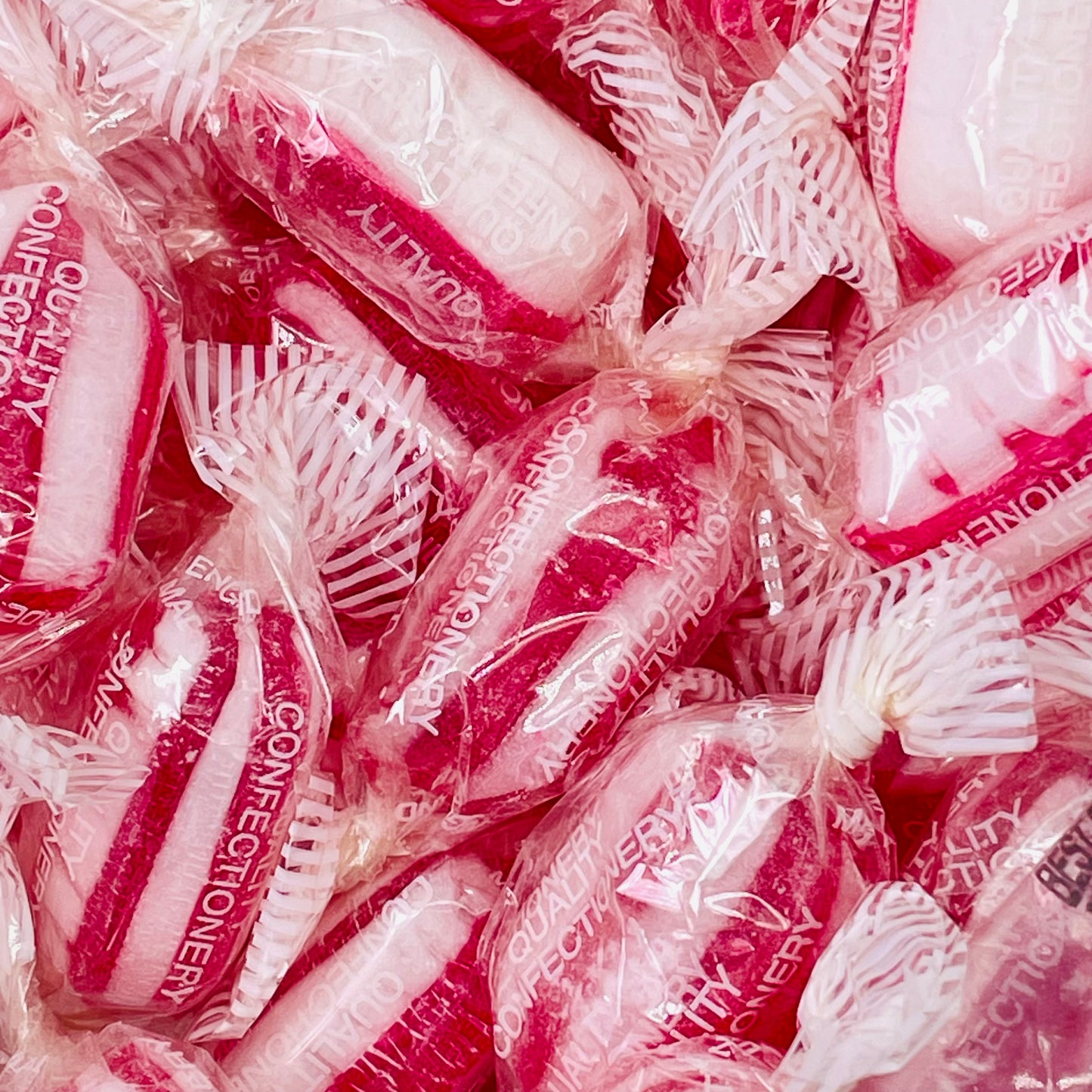 Individually wrapped clove flavour hard boiled sweets 